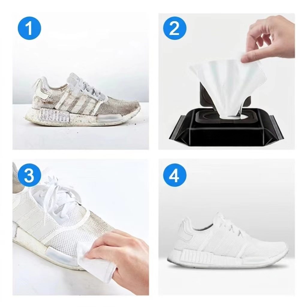 일회용 운동화 세척 티슈 12개입 또는 30개입, 흰  - Sneaker Care Clean 리뷰 및 가격
