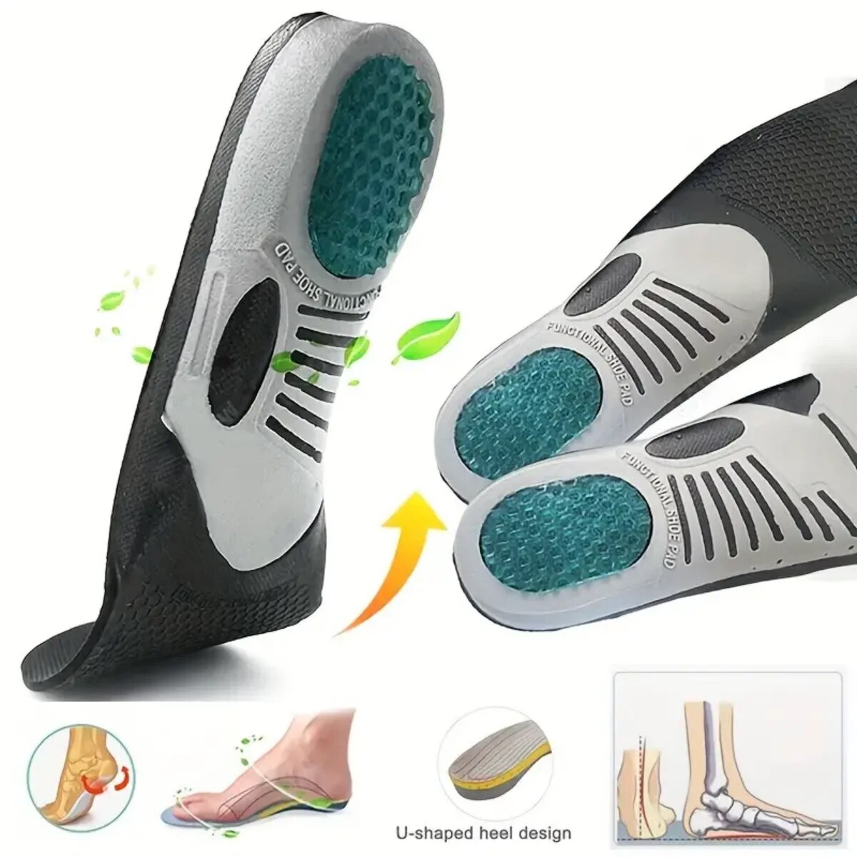 정형외과 깔창 평발 건강 밑창 패드, 신발 삽입용 아치 - Sneakers Care 리뷰 및 가격