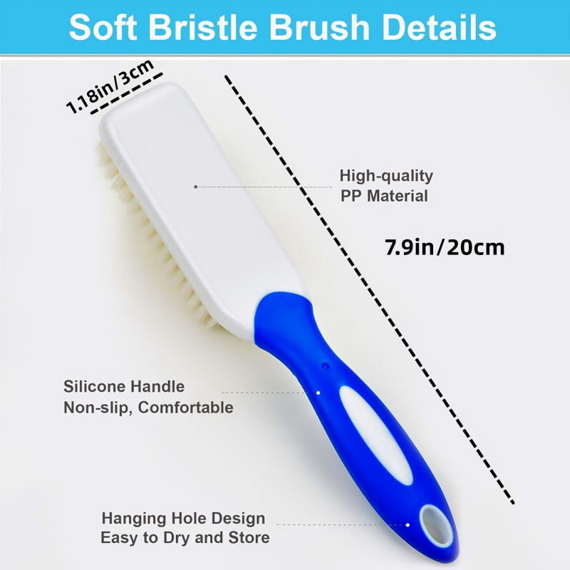 3Pcs 긴 손잡이 울트라 소프트 브리슬 청소 브러시  - Sneaker Care Cleaning Kit 리뷰 및 가격
