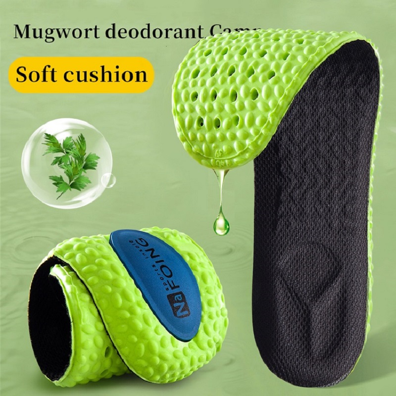 스포츠용 충격 흡수 깔창, 녹색 PU 메모리폼, 통기성 - Insole Memory Foam 리뷰 및 가격