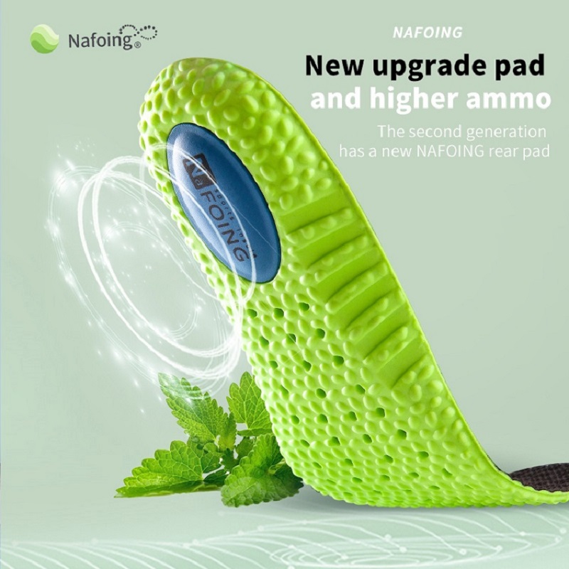 스포츠용 충격 흡수 깔창, 녹색 PU 메모리폼, 통기성 - Insole Memory Foam 리뷰 및 가격