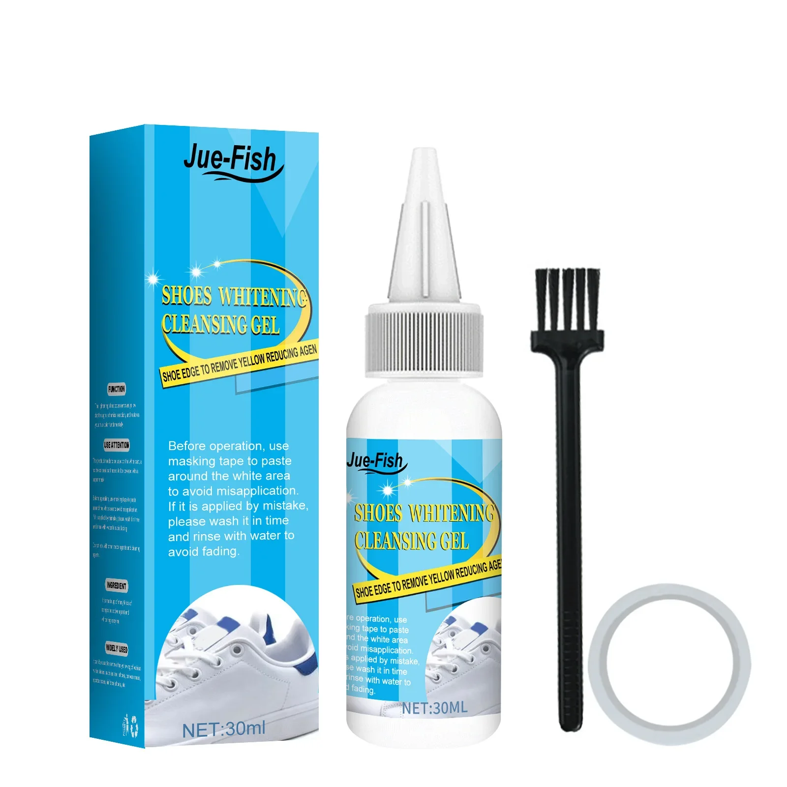 흰색 신발 청소 젤 얼룩 먼지 제거제, 신발 세척 운동 - Sneaker Care Accessories 리뷰 및 가격