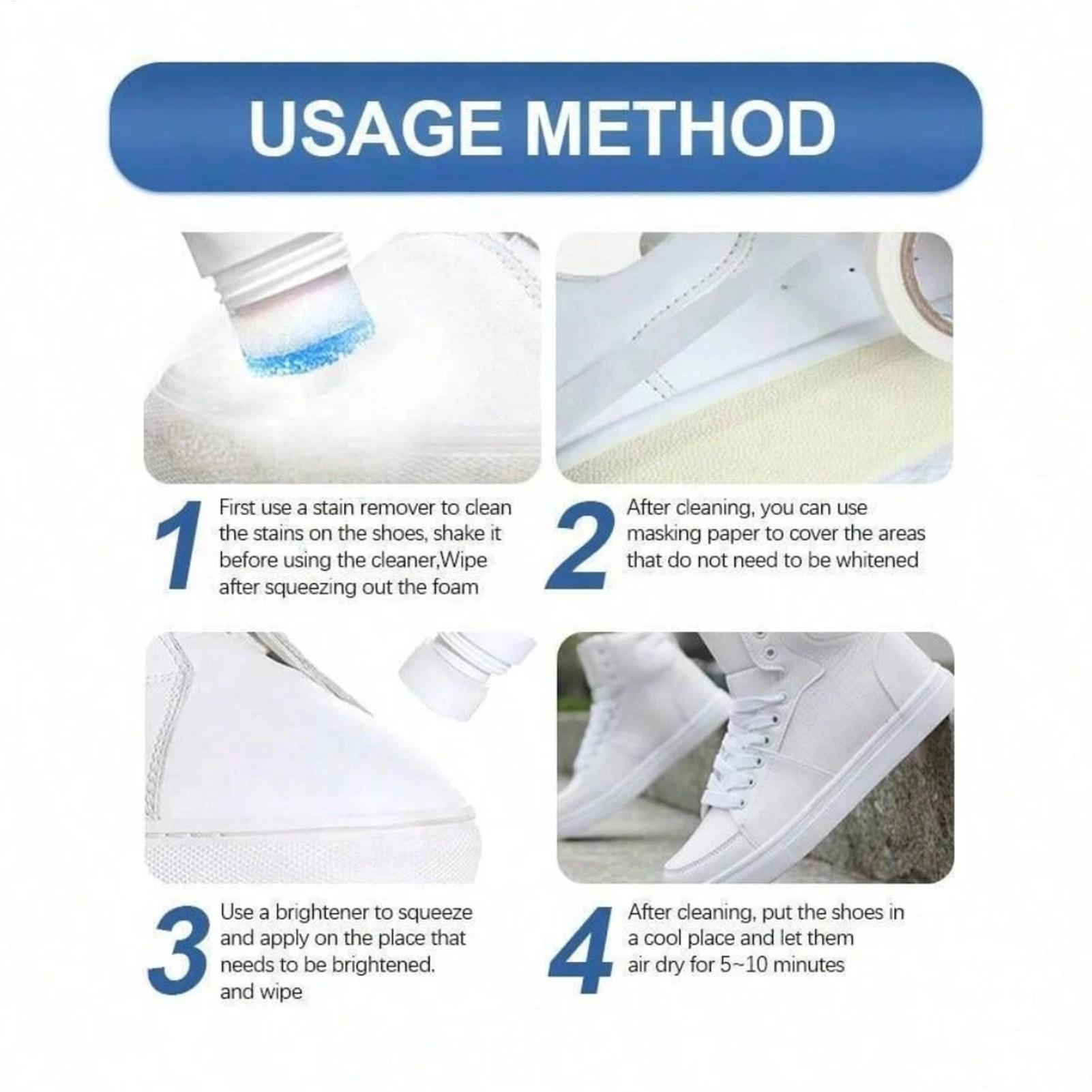 노워시 폼 신발 클리너 100ml 화이트 슈즈 얼룩 제 - Sneaker Care Cleaning Kit 리뷰 및 가격