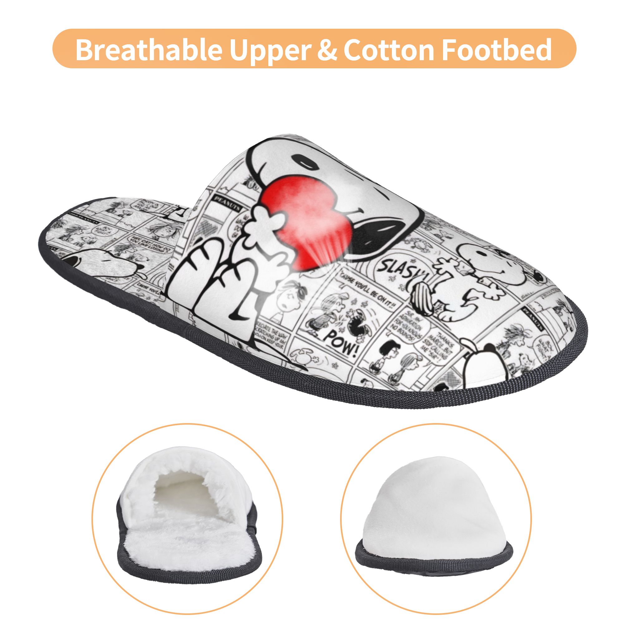 커스텀 S-스누피 강아지 소프트 메모리폼 하우스 슬리퍼 - Insole Memory Foam 리뷰 및 가격