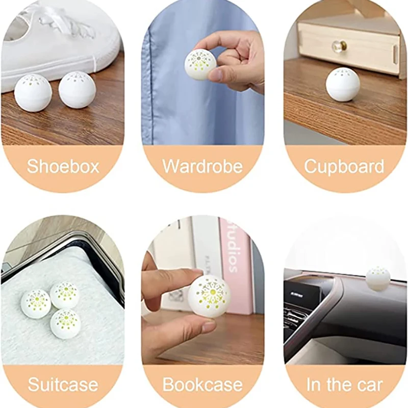 1-12Pcs 신발 용 탈취제 청정제 공 다기능 재스민 - Shoe Deodorizer Ball 리뷰 및 가격